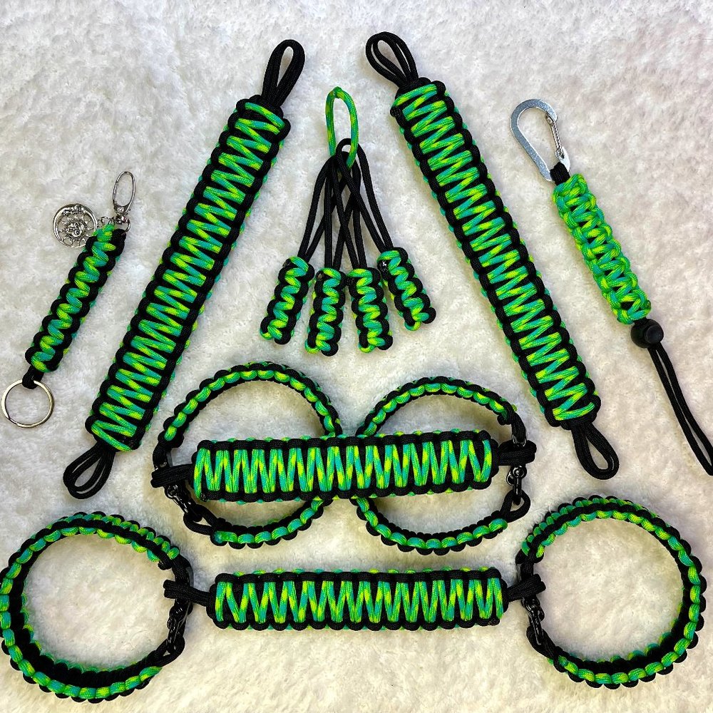 Brand New Handmade 550 Paracord Grab Handle Set for use in a Wrangler!